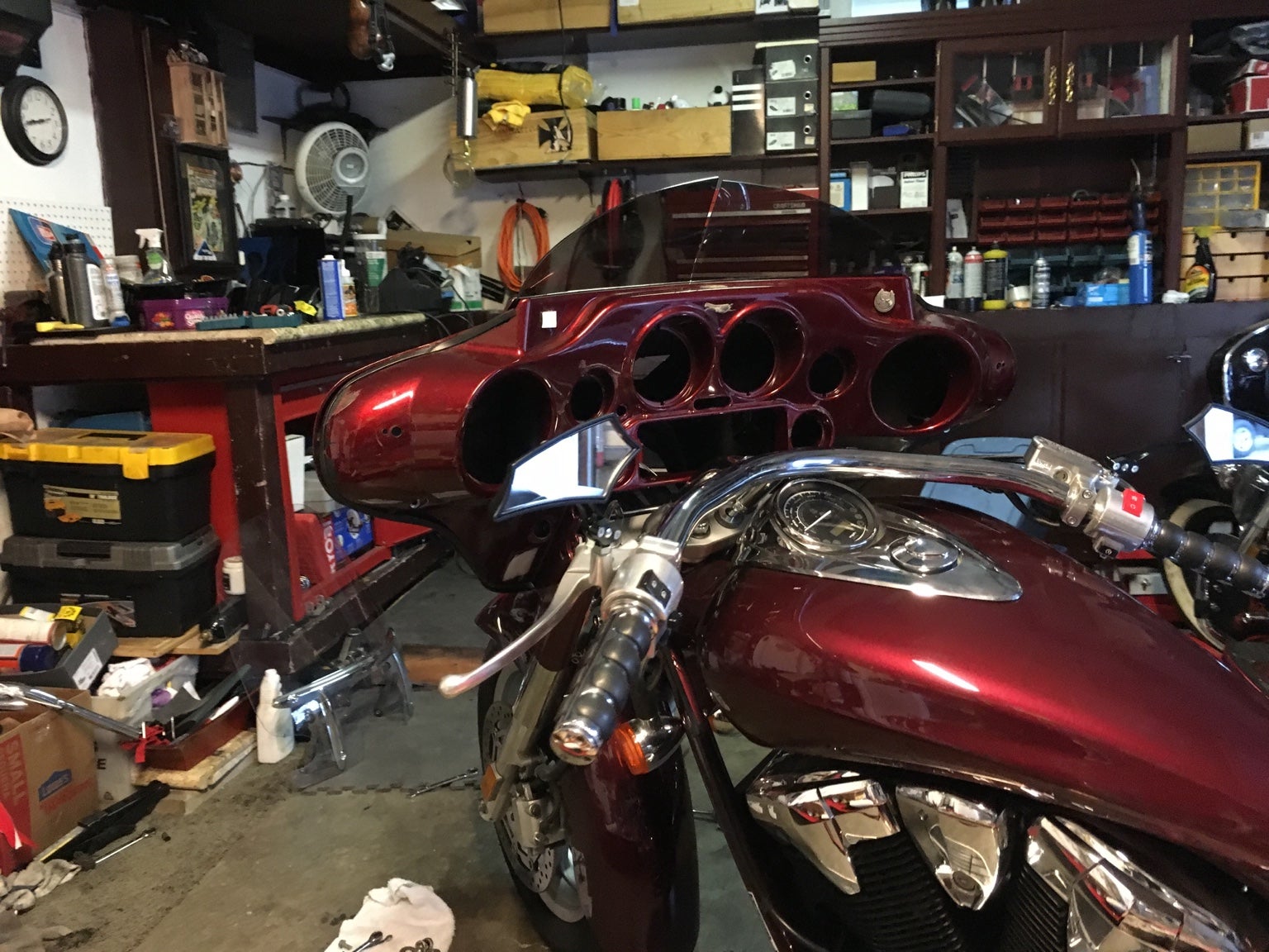 Harley Fairing on a VT1300 | Honda VT1300 Forum, image size:1536x1152