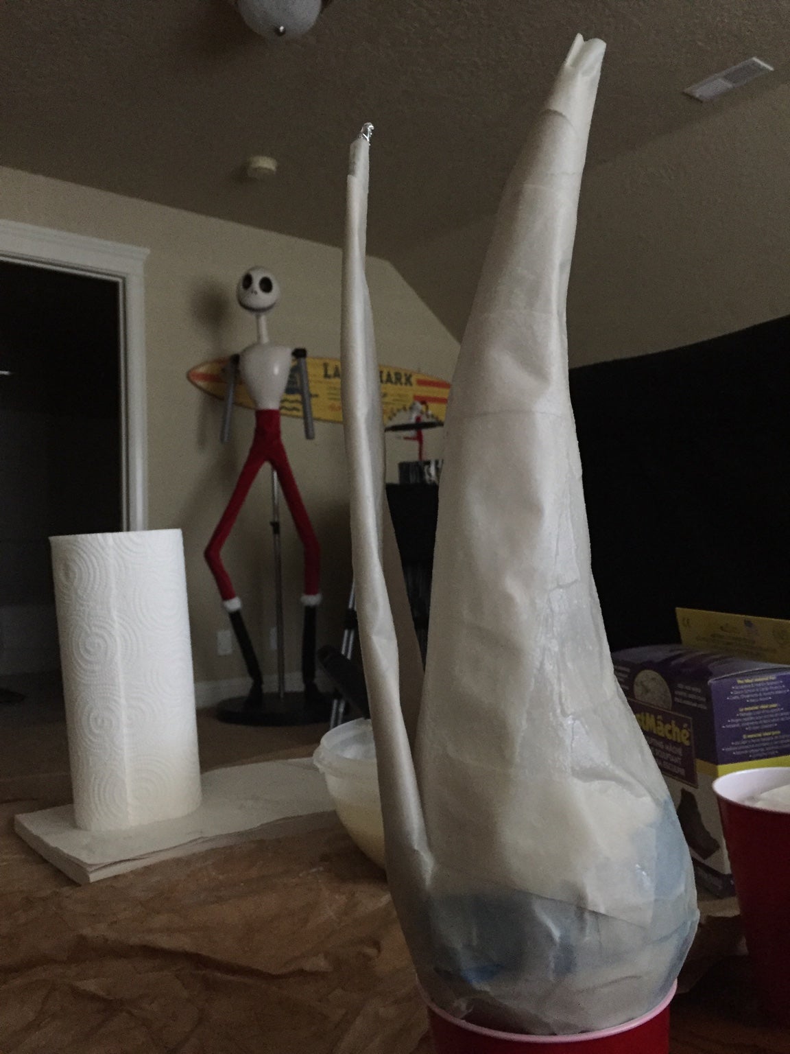 Life Size Nightmare Before Christmas Jack (Santa Suit) &amp; Zero Prop ...