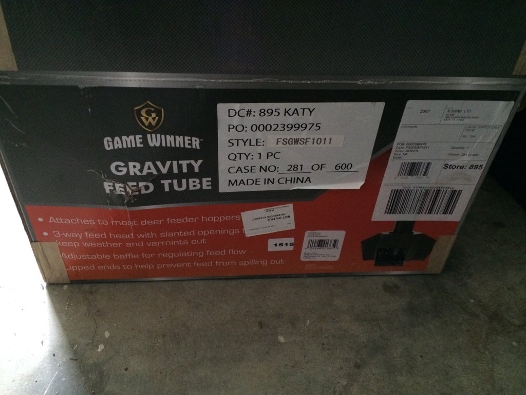 Gamewinner gravity feeder tube Pensacola Fishing Forum