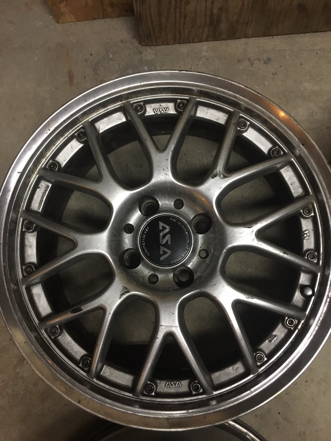 F0192 中古 BBS ASA REVOLUTION ホイール 18×8J +38 18×9J +35