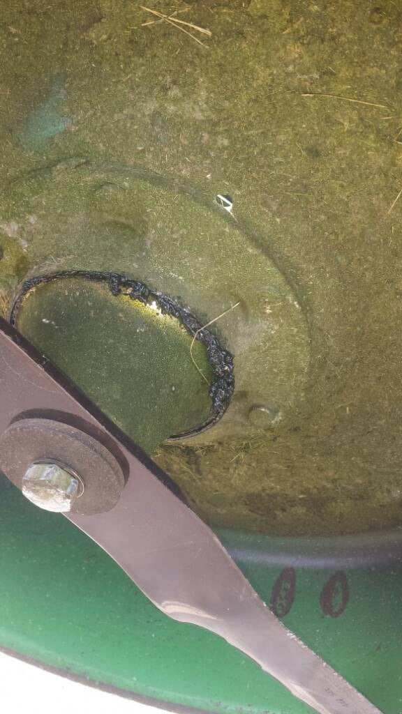 Too much grease in 60d mower deck spindle Green Tractor Talk