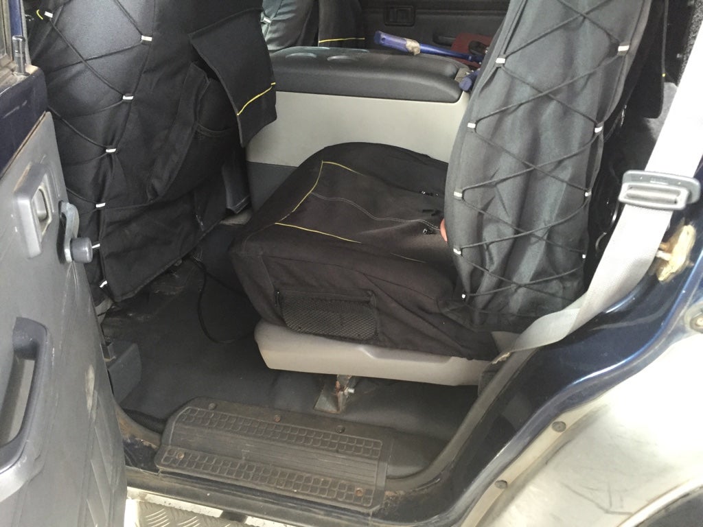 Gq dual cab (removing rear seats for bucket seats) Patrol 4x4