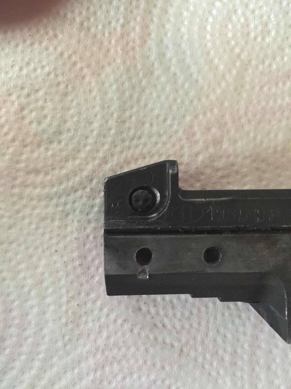 Rear trunnion on underfolder AK Rifles