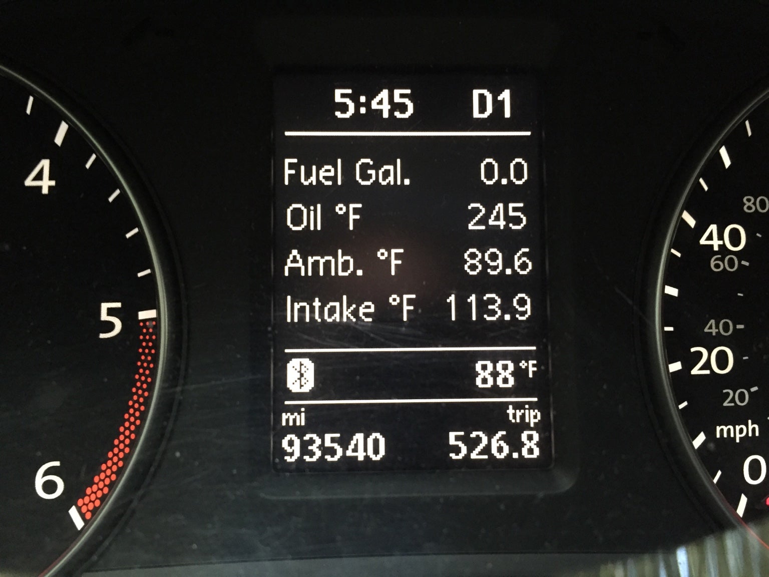 Oil temperature VW Vortex Volkswagen Forum