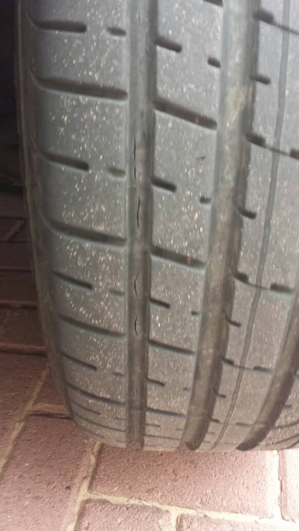 Pirelli PZero tyres cracking Jaguar Forum