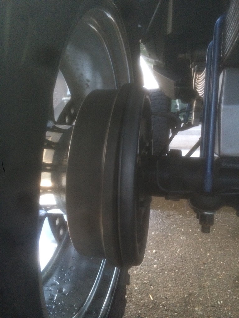 Question 1500 rear end vibration. Possible bent axle shaft flange