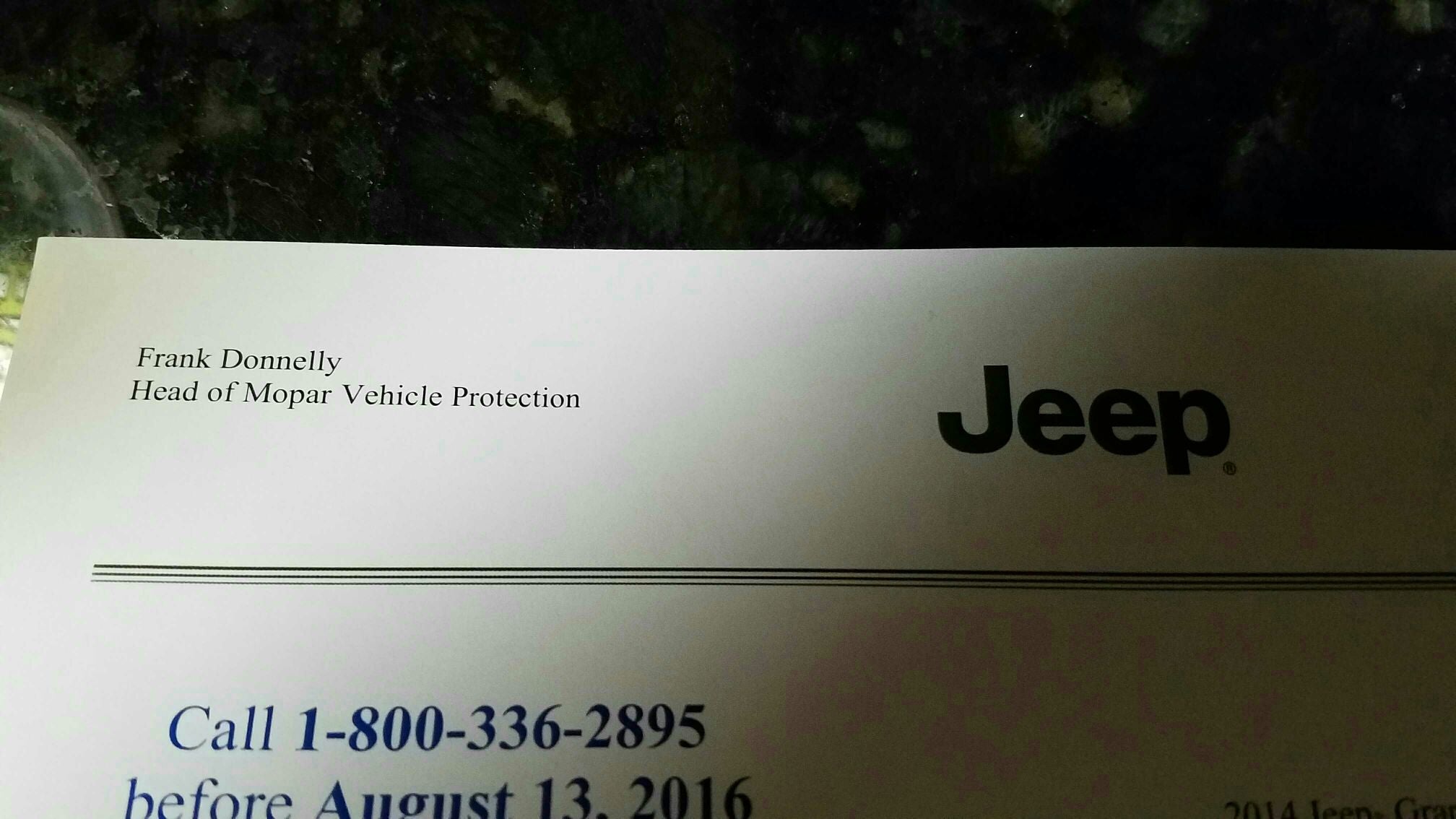 Mopar Extended Warranty Cherokee SRT8 Forum