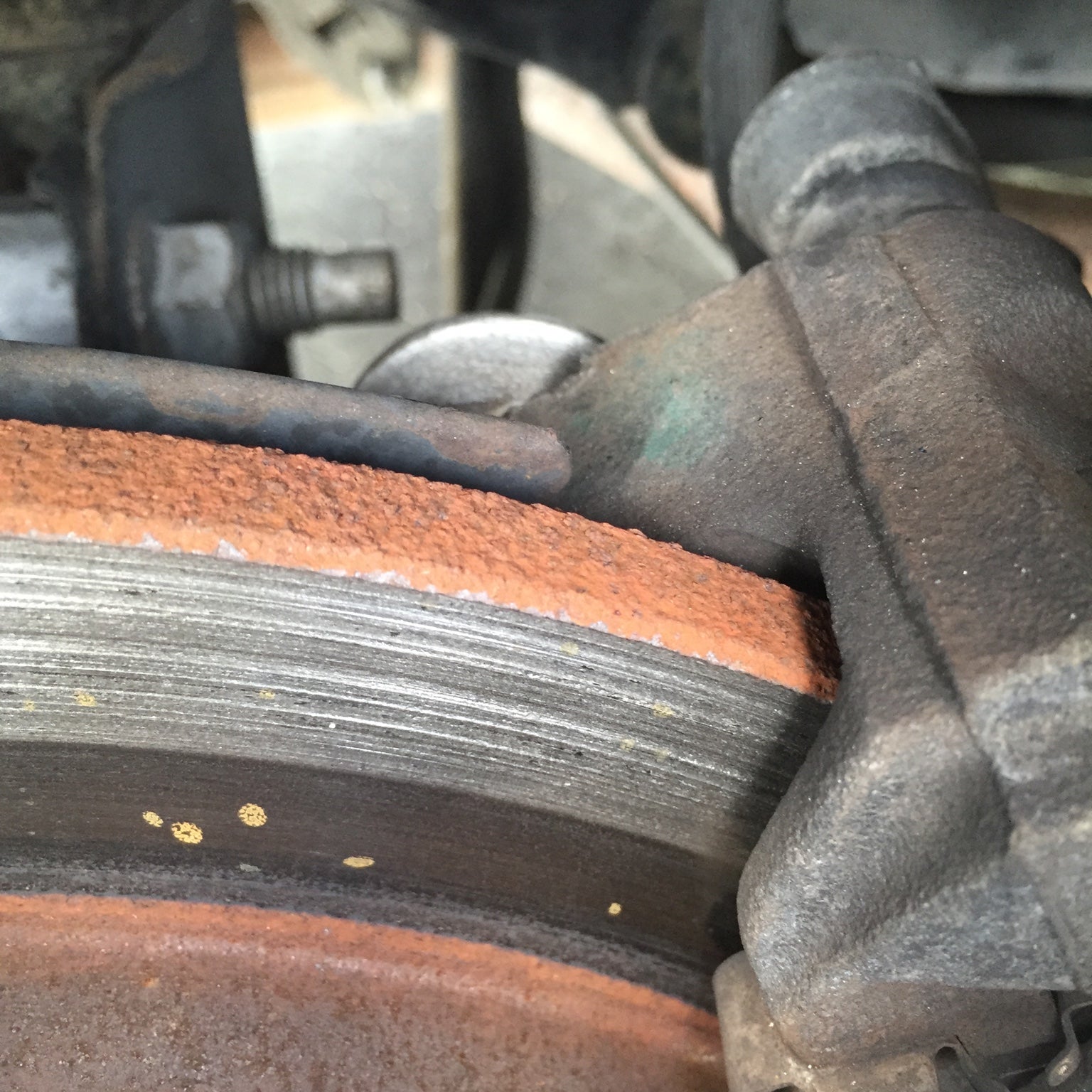 Passenger side rear brakes making a metallic grinding noise Impala Forums