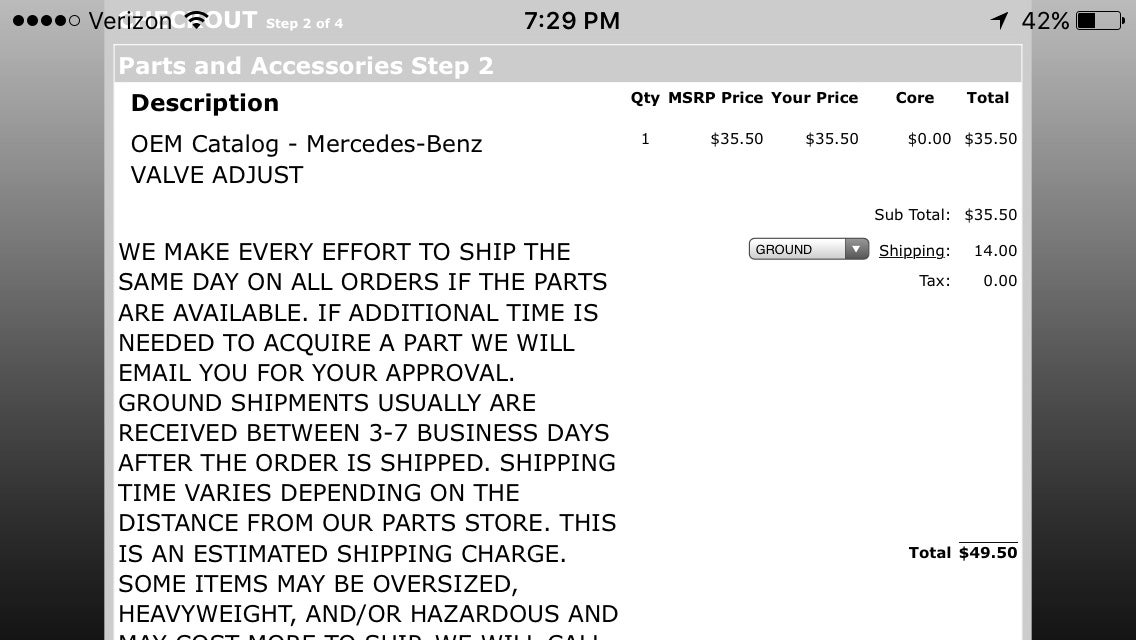M110 Valve Adjustment Page 2 MercedesBenz Forum
