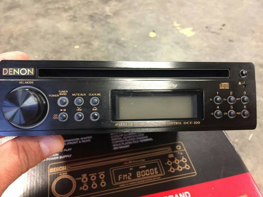 FS: Denon DCT-100 Black Face | DIYMobileAudio.com Car Stereo Forum