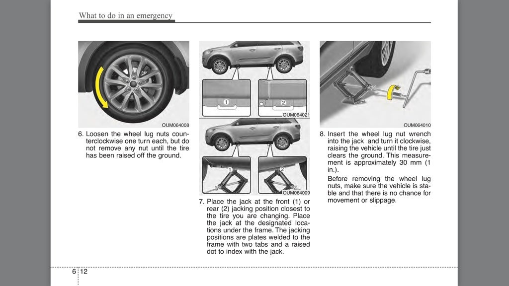 Floor Jack Lift Points 2017 Sorento Kia Forum