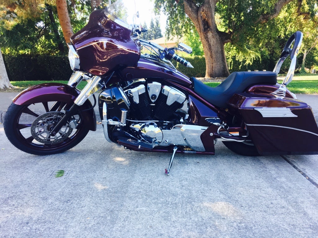 Interstate Bagger for sale!! | Honda VT1300 Forum, image size:1024x768