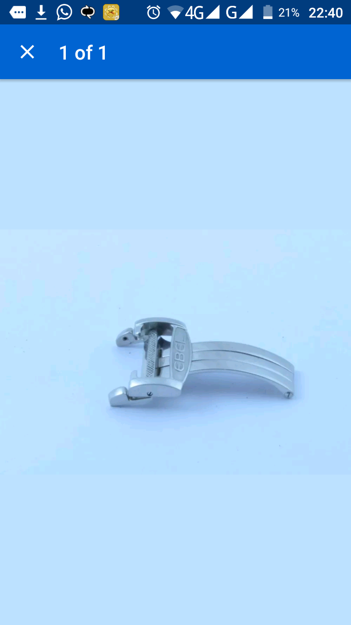 Vis De Lunette Pour Montre Ebel 1911 BTR - Réf. 9137L70 - Neuf Avec étiquettes