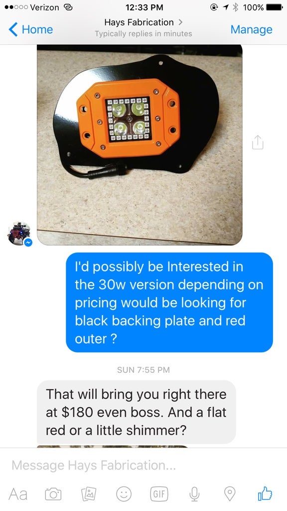 Hays Fabrication LED Lights for Sportsman/RZR Polaris ATV Forum