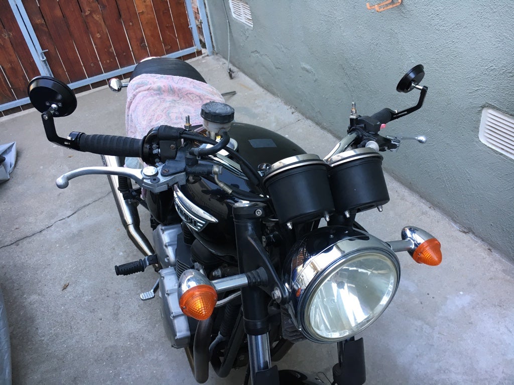 Handlebars (and seat) for shorter rider Triumph Rat Motorcycle Forums