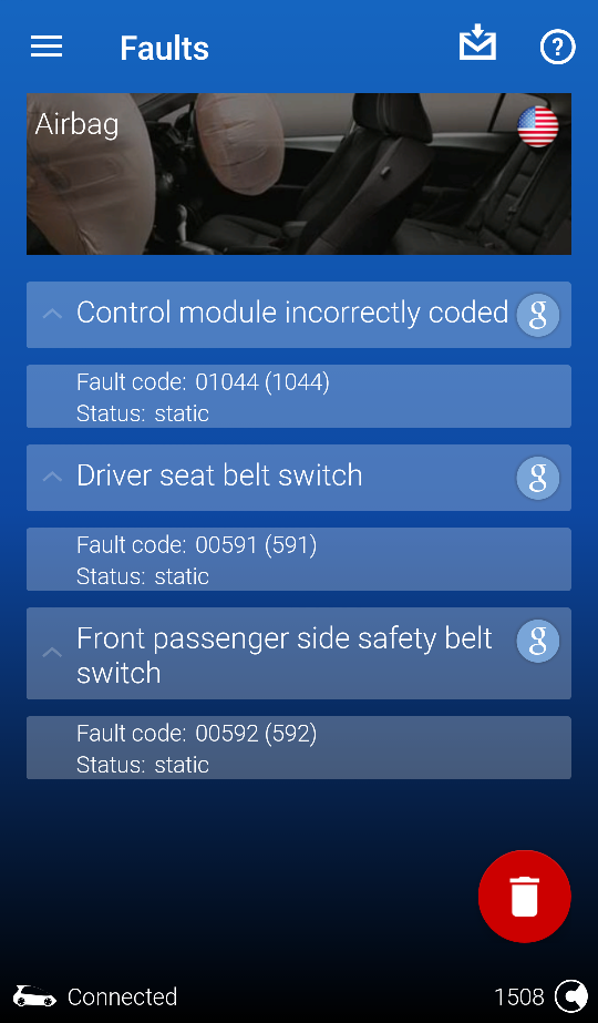 airbag control module incorrectly coded? Audi TT Forum