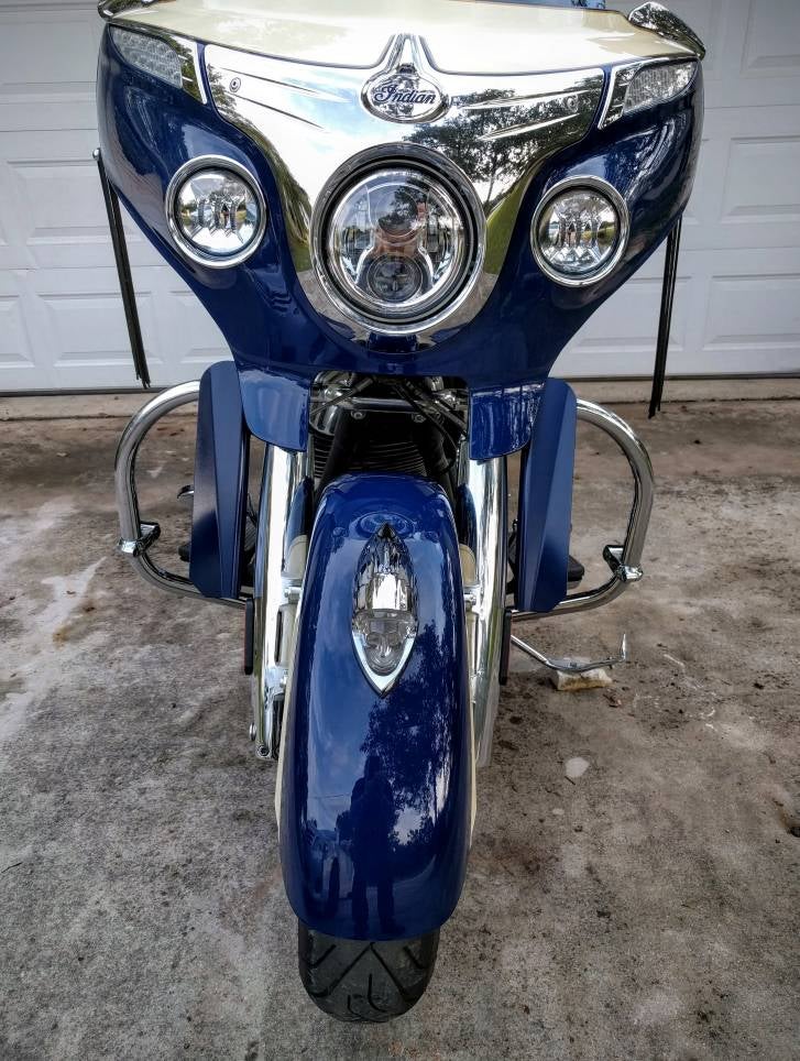 Indian Lower Wind Deflectors or JES Custom Accents Lower Wind