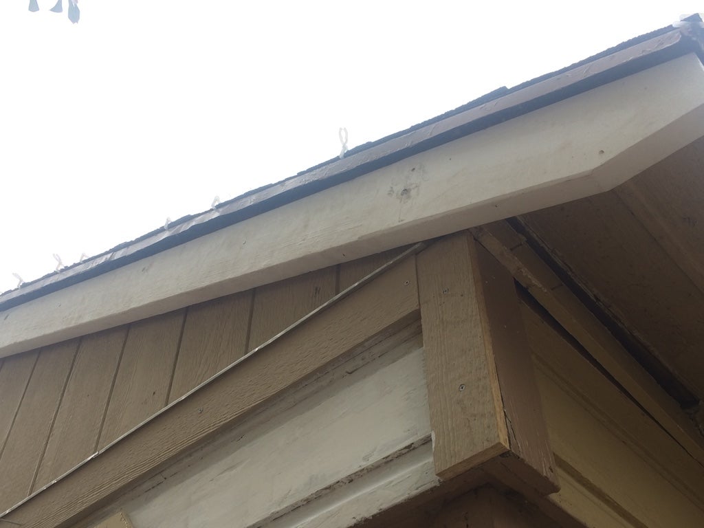 rotting Board & Batten on Gable end DIY Home Improvement Forum