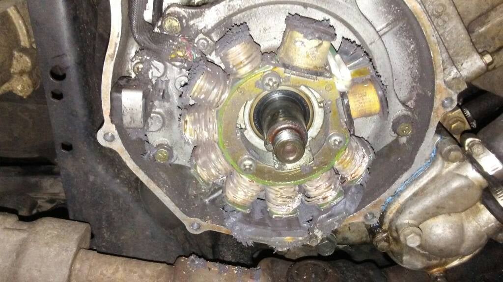 Flywheel explosion. Polaris ATV Forum