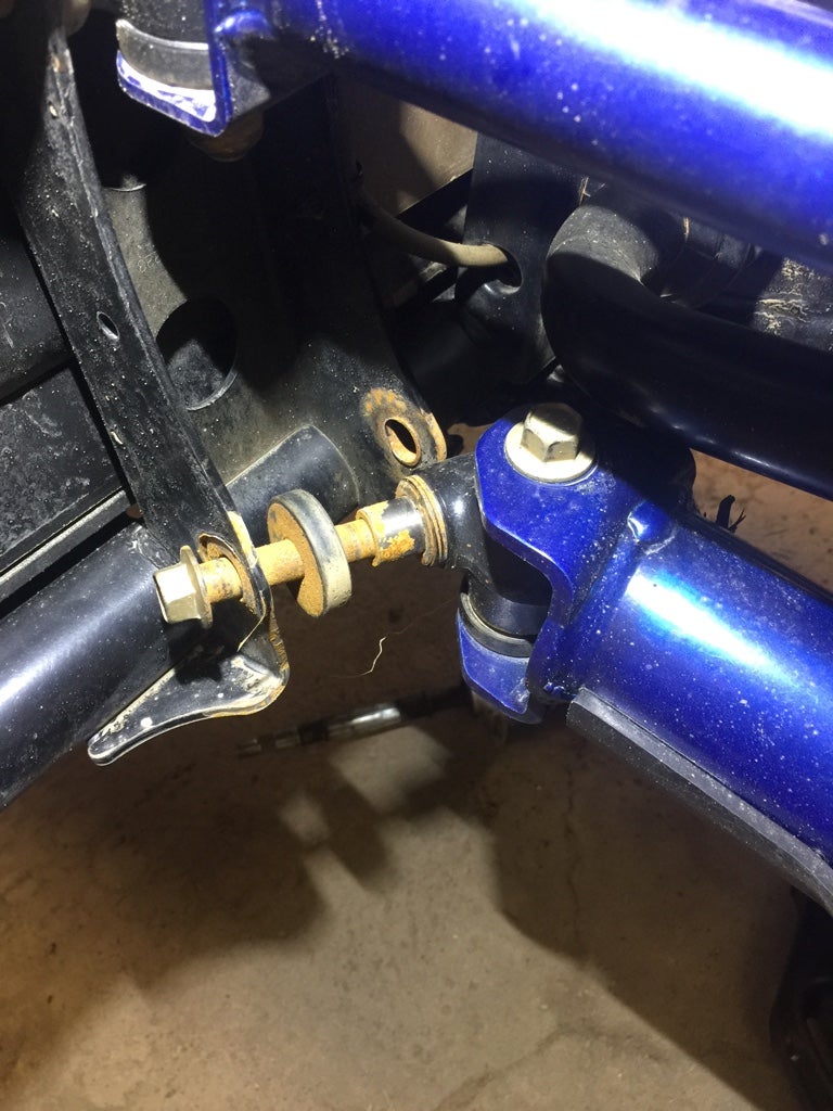 Broken control arm bolt. Wildcat Forum