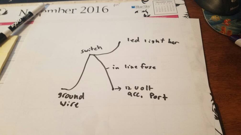 How to 6 inch led light bar on a snowmobile SkiDoo Snowmobiles Forum