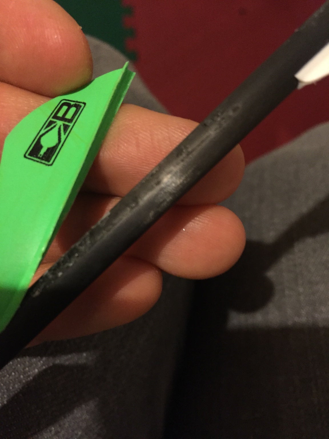 Vanes not completely sticking.....wth? Archery Talk Forum