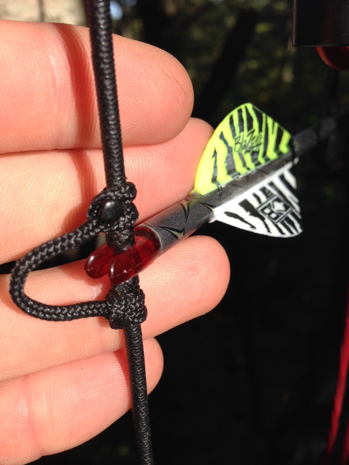 What serving material for tying in nock points? Archery Talk Forum