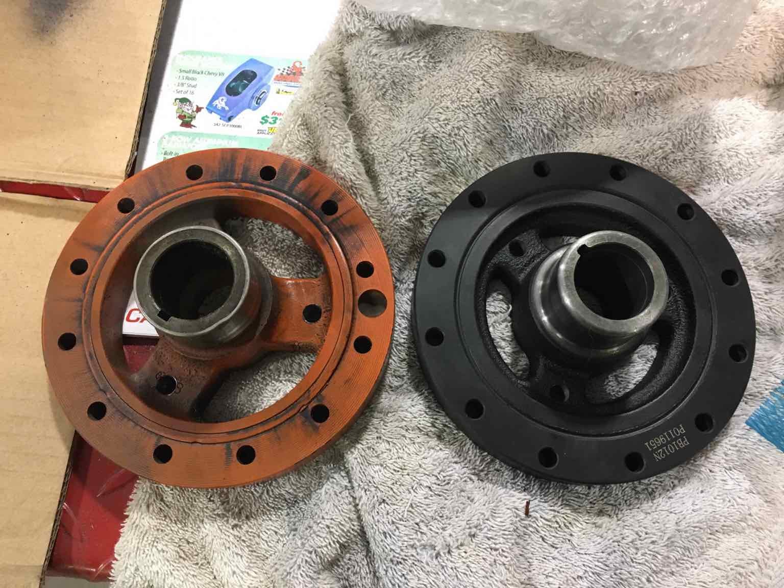 327 harmonic balancer Team Camaro Tech