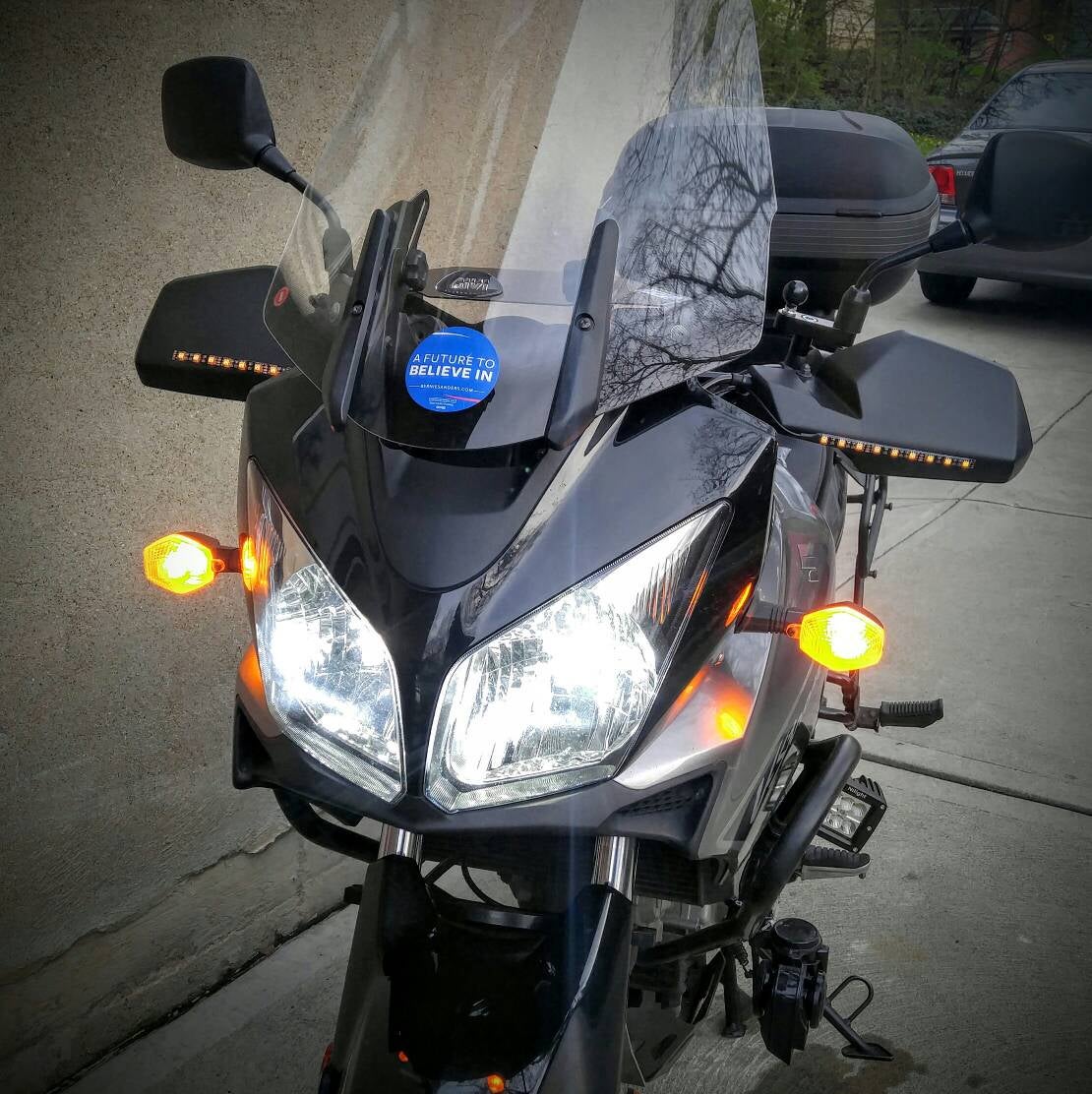 Converting any 2wire turn signal into Running + Turn lights