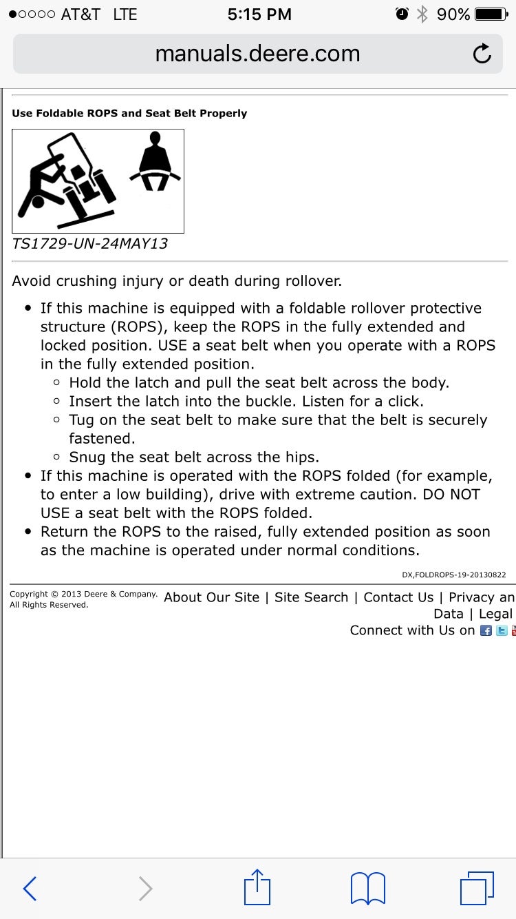Is removing 1025 ROP a good Idea? | My Tractor Forum