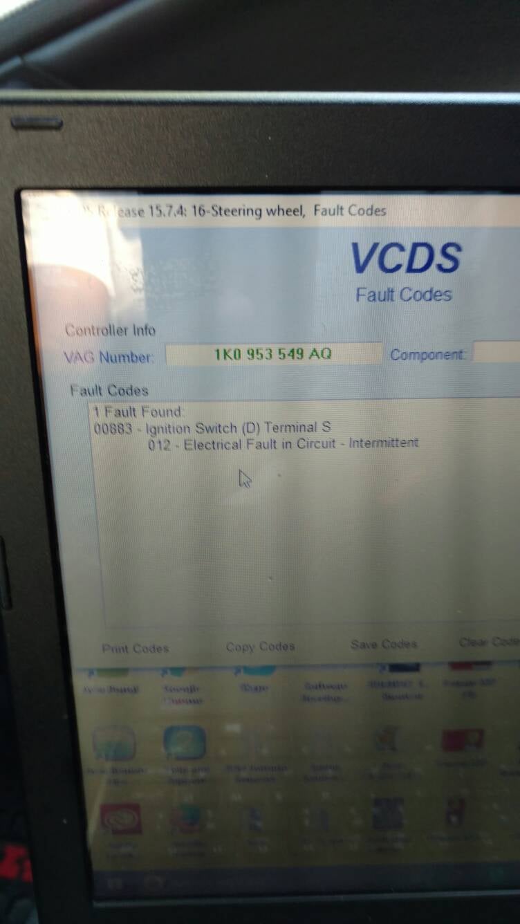 Anyone Ever get this fault code? | VW Vortex - Volkswagen Forum