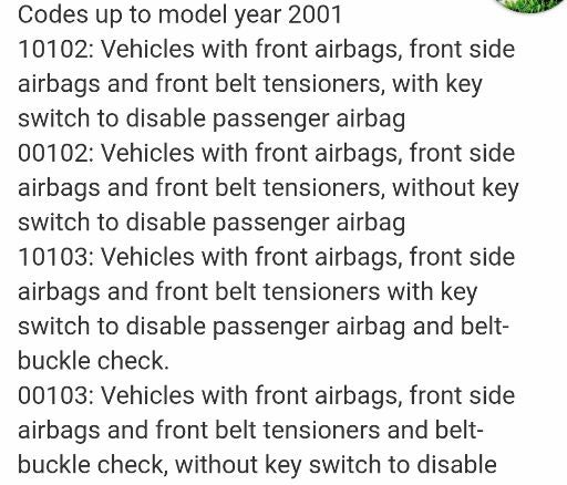 airbag control module incorrectly coded? | Audi TT Forum