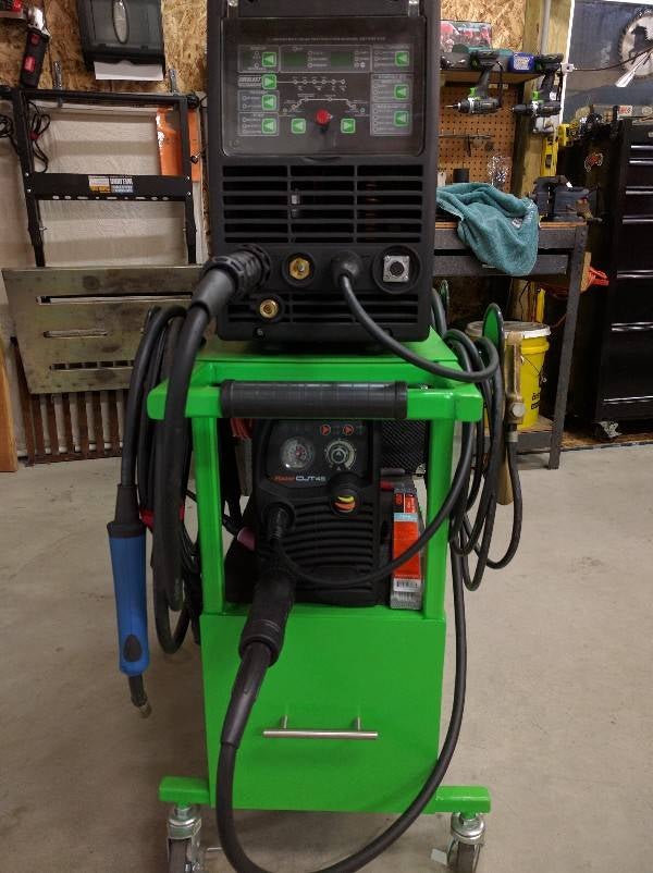 Tig welding carts & plasma cutter carts POST EM UP