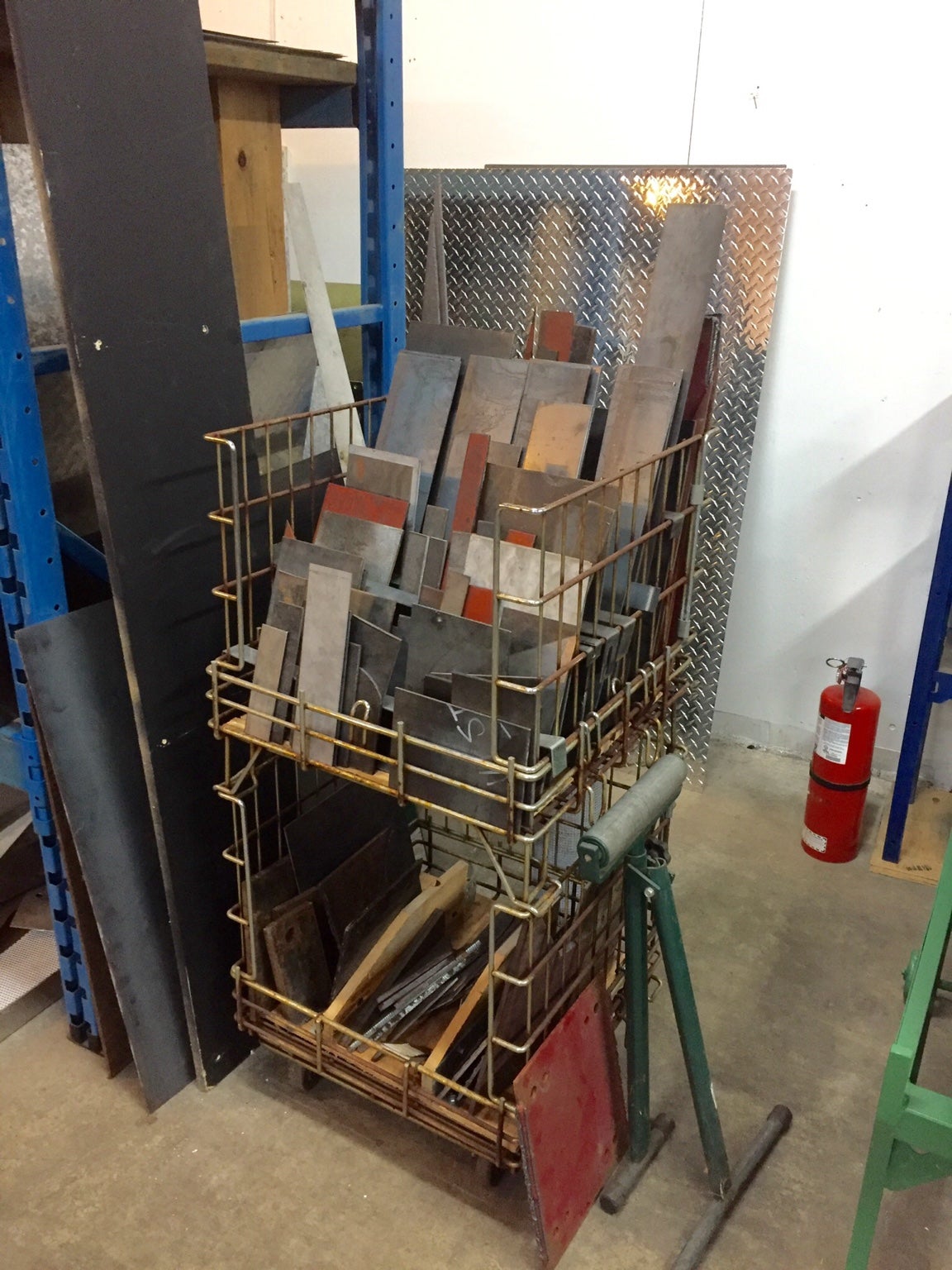 Cut material storage ideas