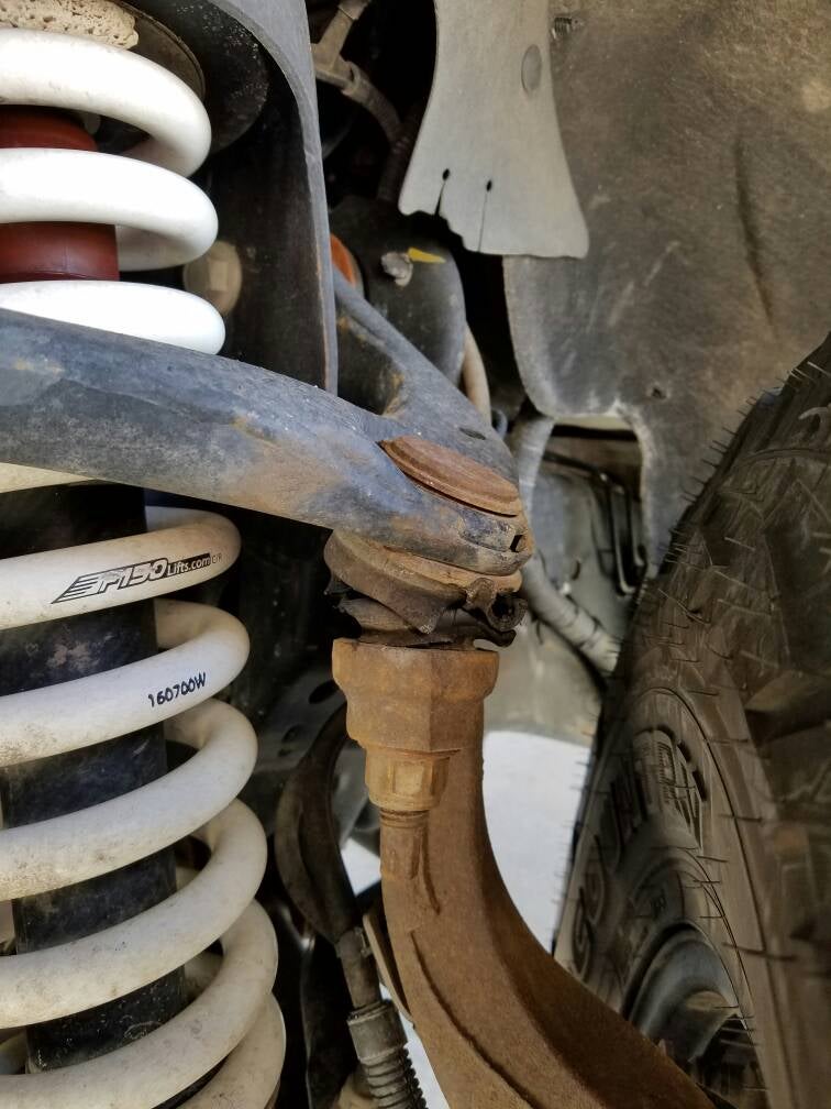 Upper control arm boot destroyed..HELP F150 Ecoboost Forum