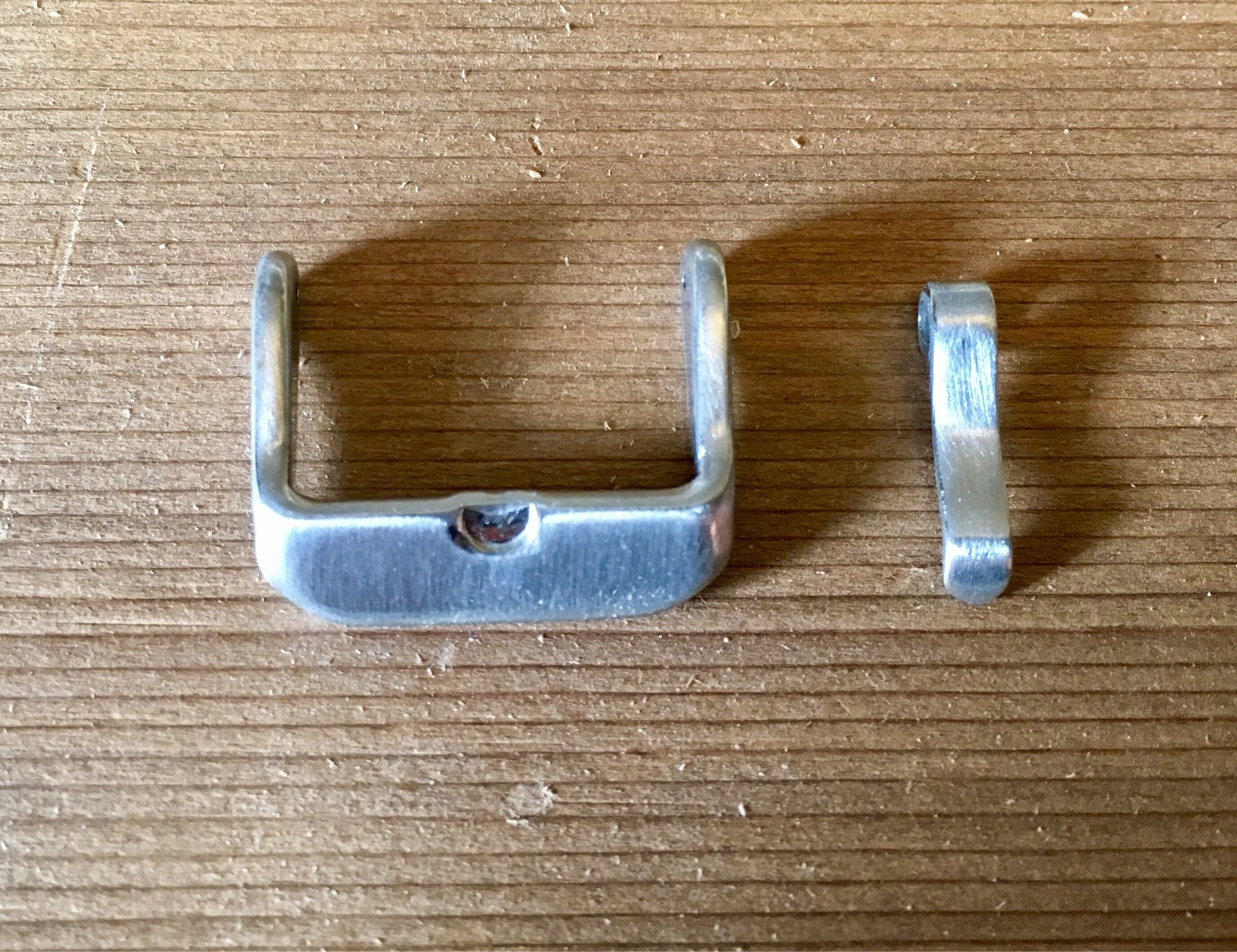 Torching a Stainless Steel Buckle to turn it 