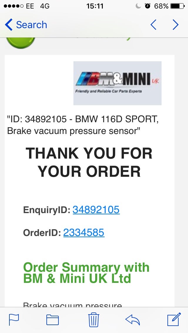 Brake Vacuum Pressure Sensor Tiny Hands? Baby BMW Forum