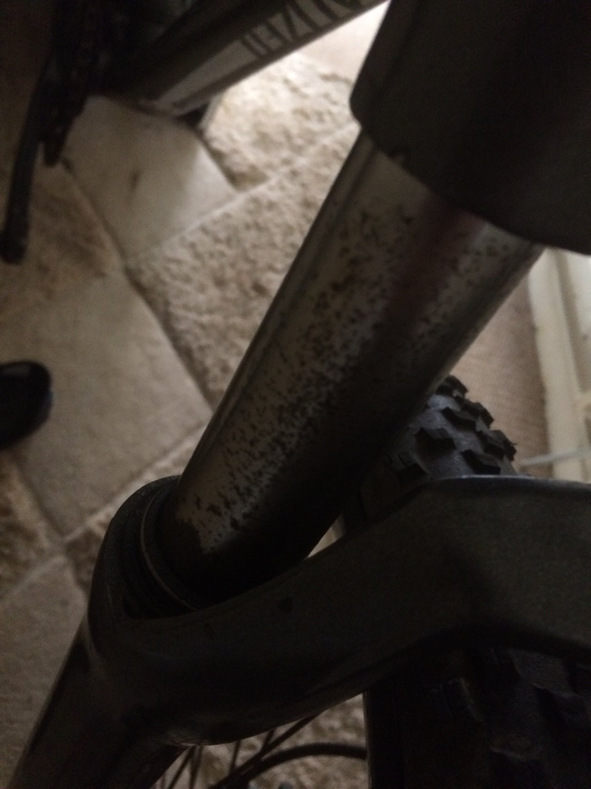 Surface rust on fork stanchions Mountain Bike Reviews Forum