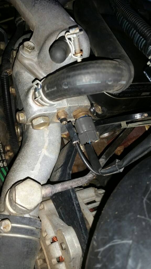 TD42 Best place for VDO water temp sender unit Patrol 4x4 Nissan