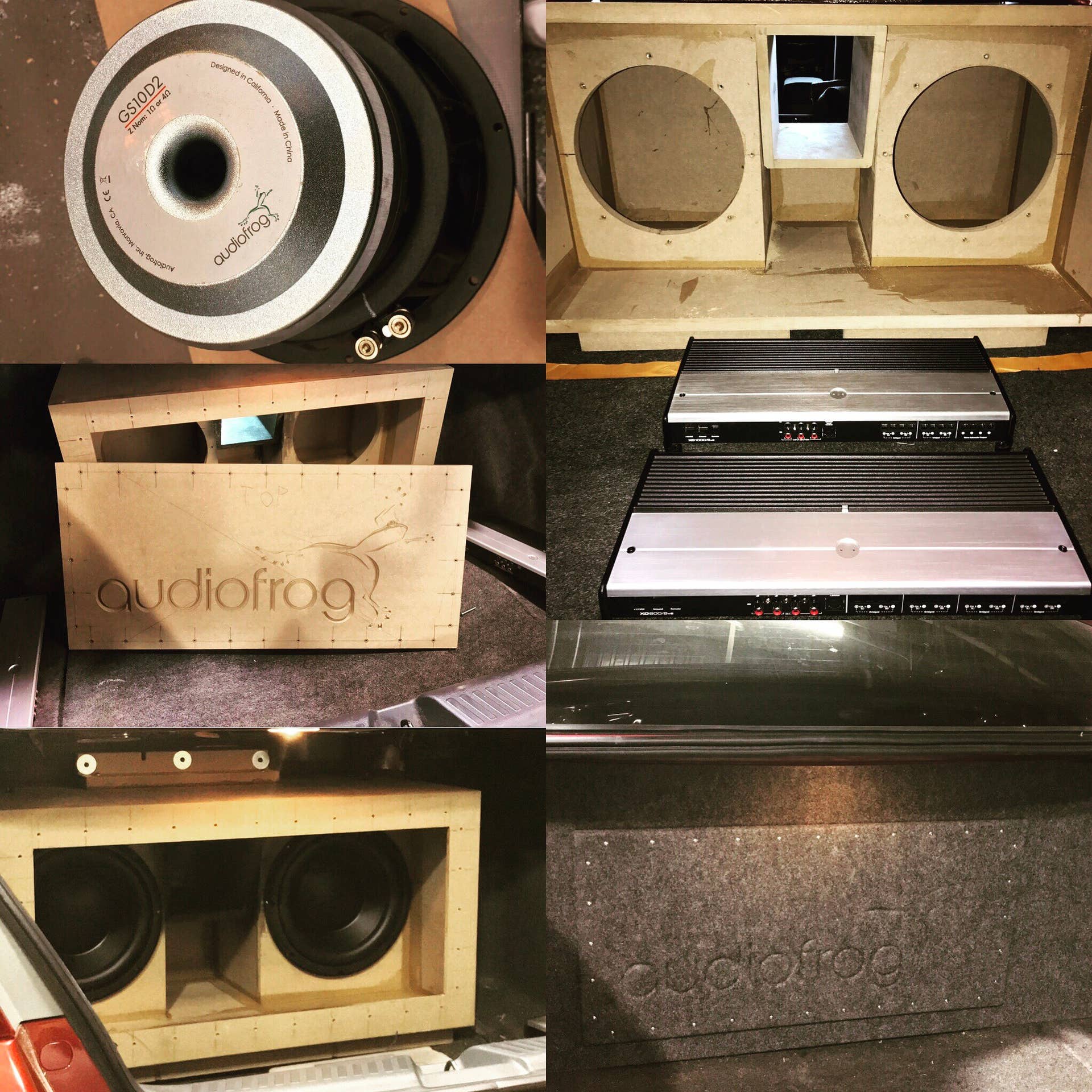 Audio Frog Display A little Audiofrog goodness on a 4th order bandpass | DIYMobileAudio ...