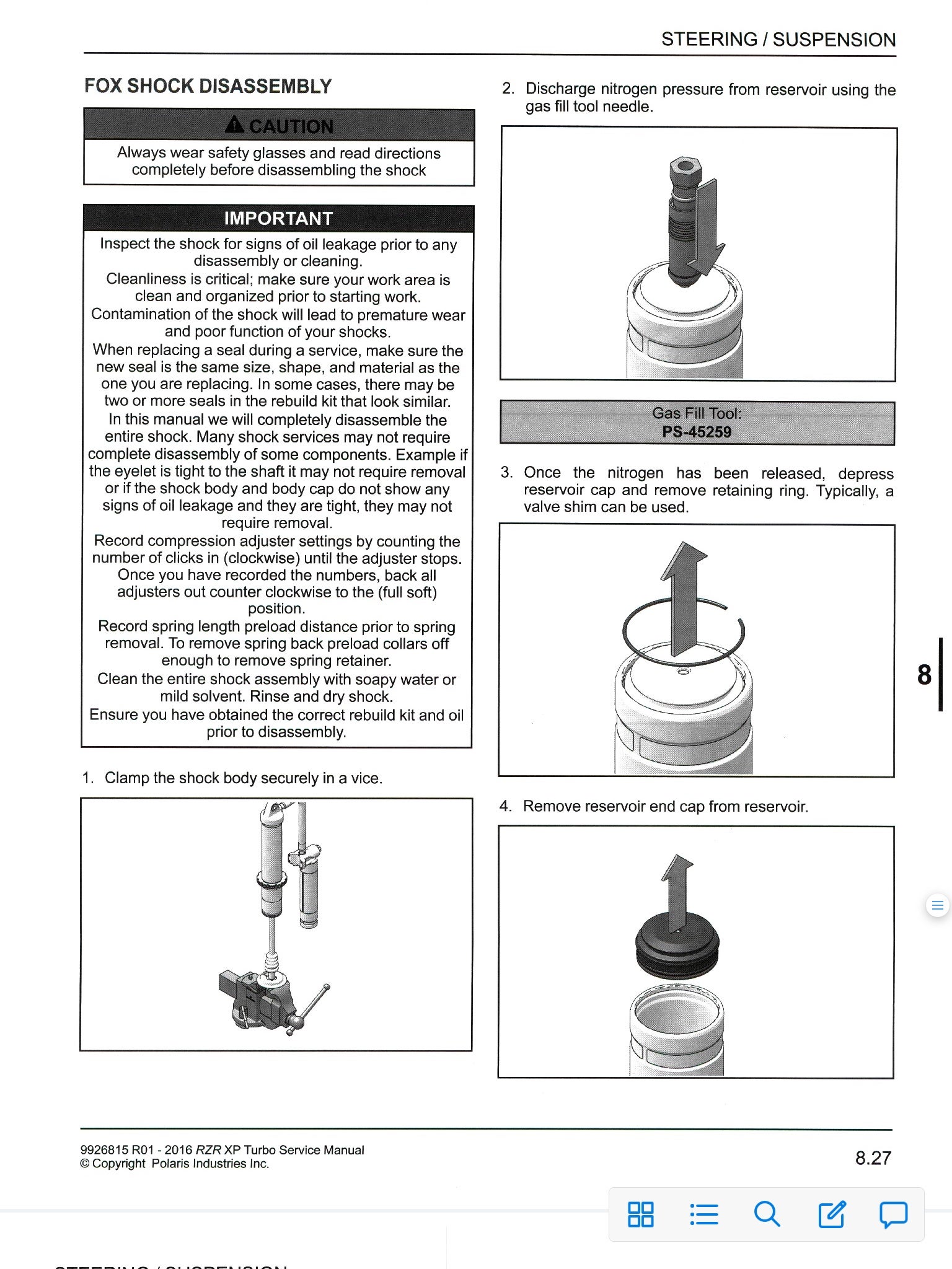 DIY XPT Shock Revalve Page 2 Polaris RZR Forum RZR