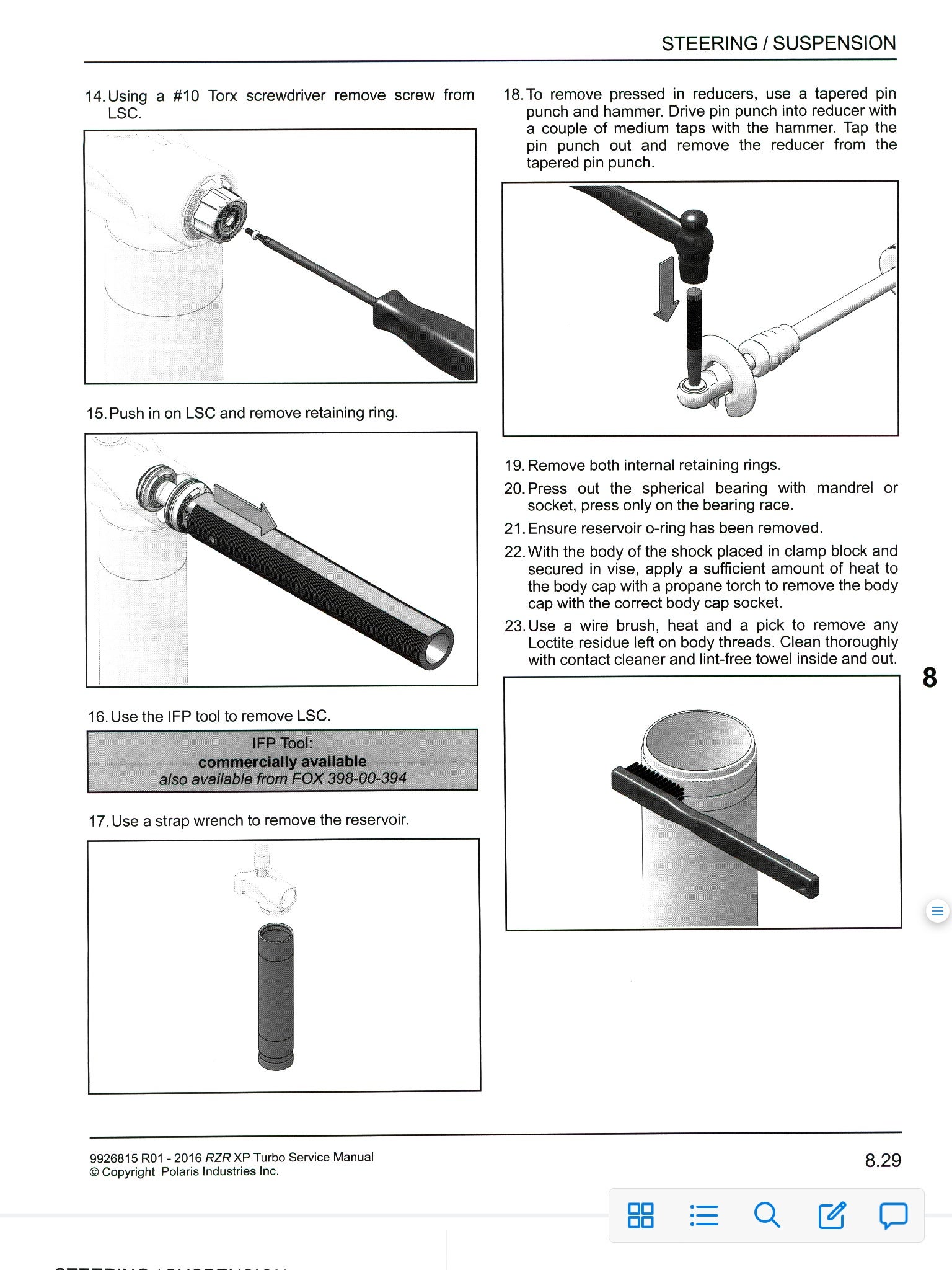 DIY XPT Shock Revalve Polaris RZR Forum RZR