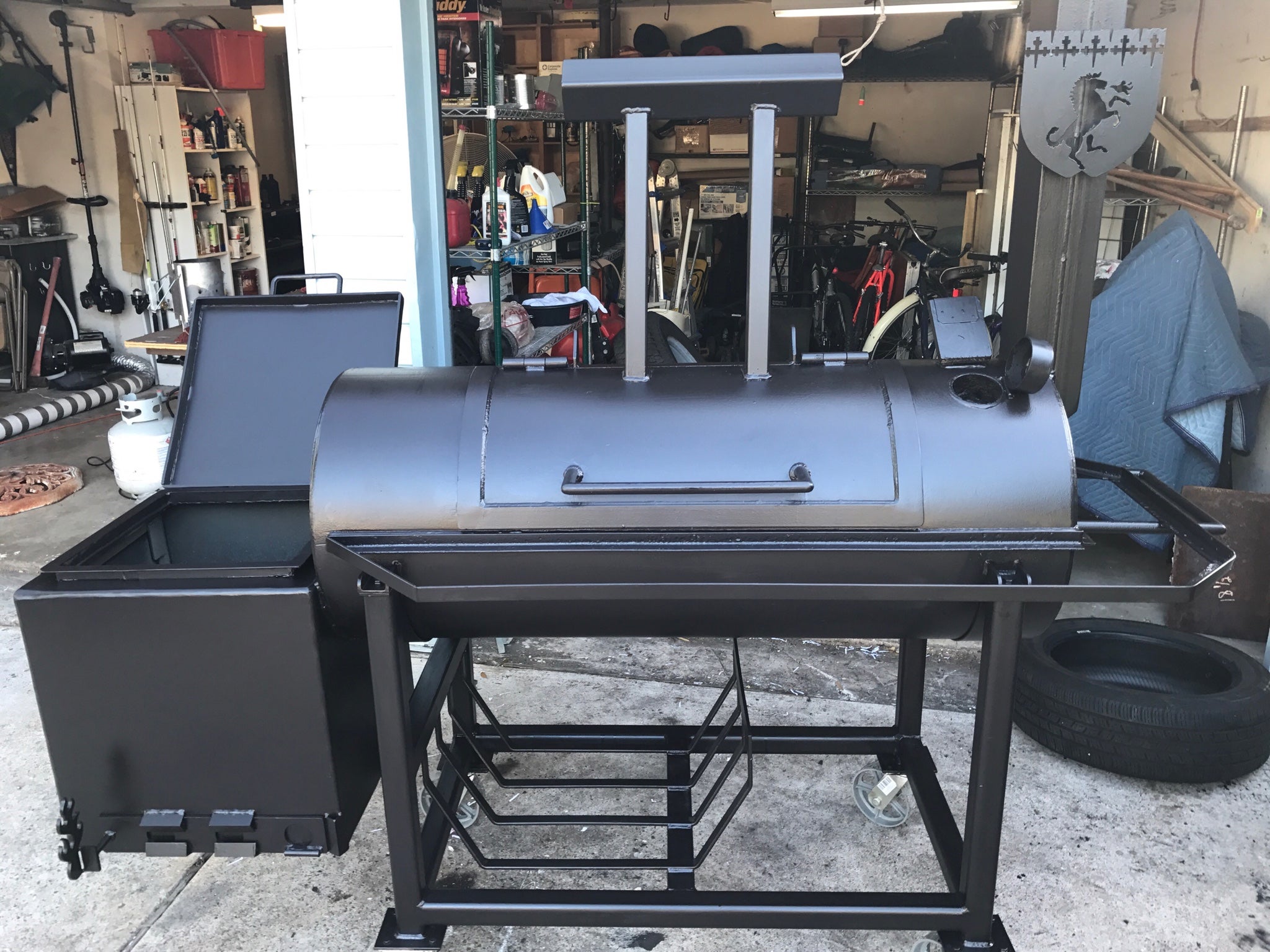 Smoker firebox size?