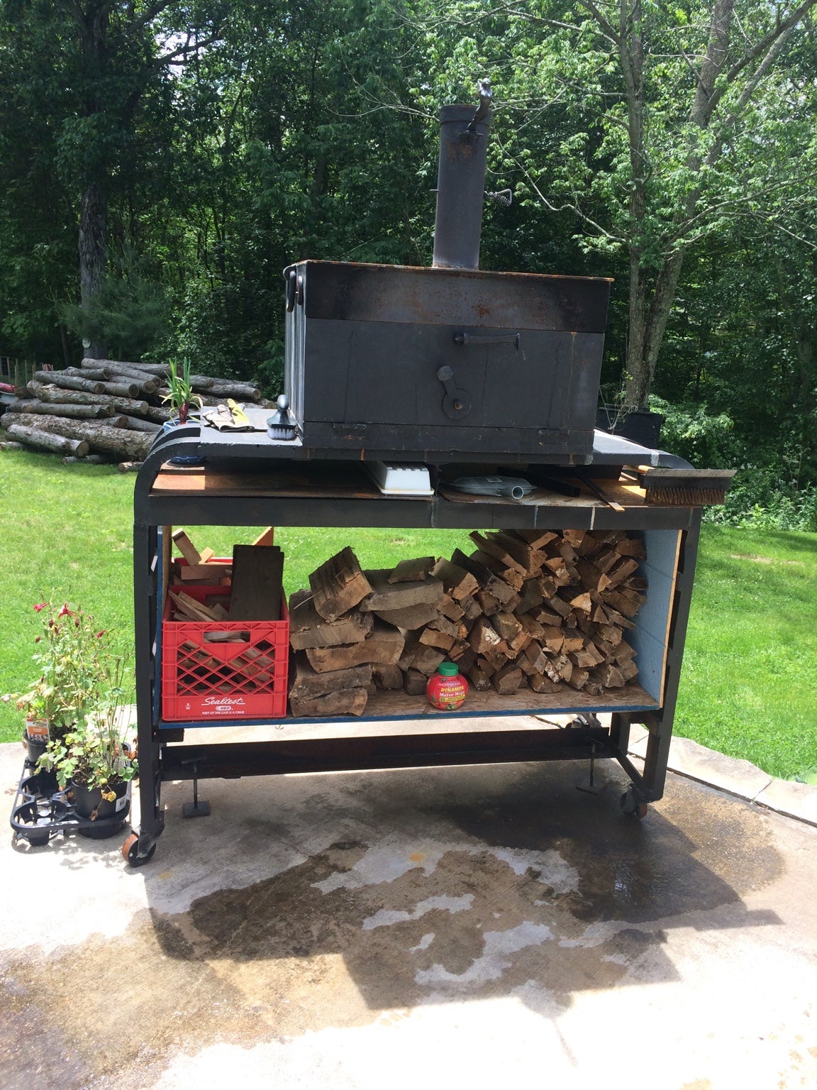 Smoker firebox size?