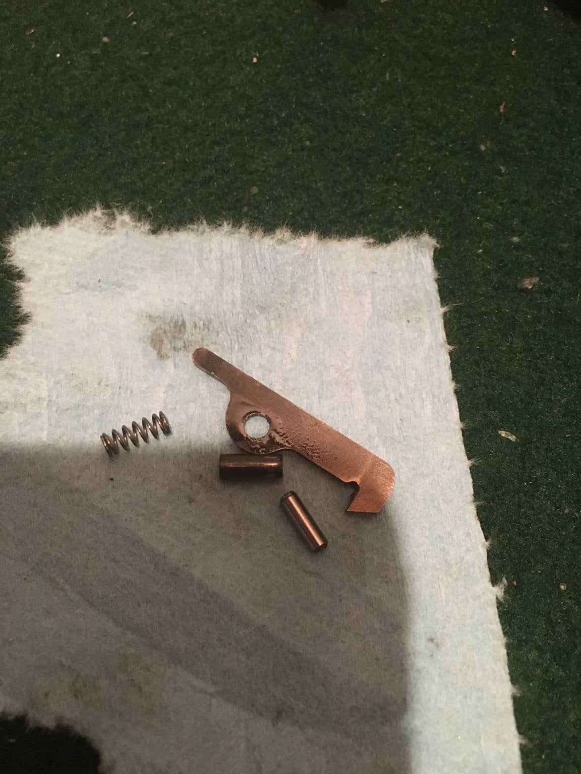 Having trouble cleaning firing pin channel on Nelson .22 conversion