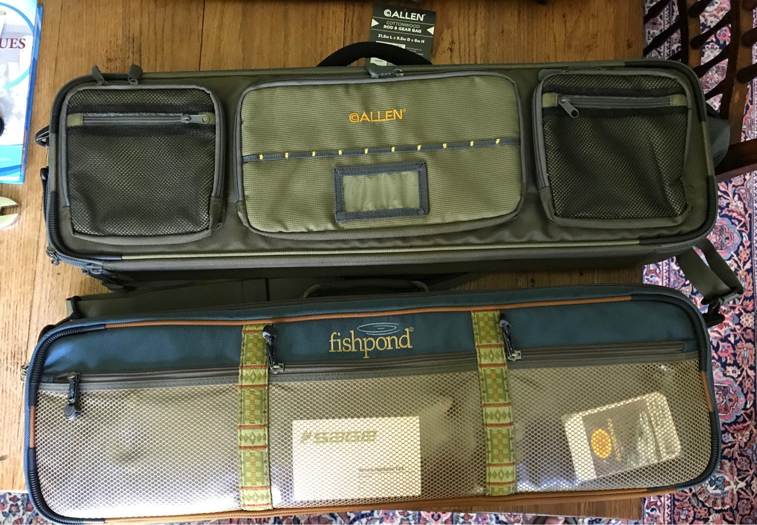 allen fly fishing rod case Fall River Chest Pack Gray This bag has a heavy Allen Company Allen Cottonwood Rod