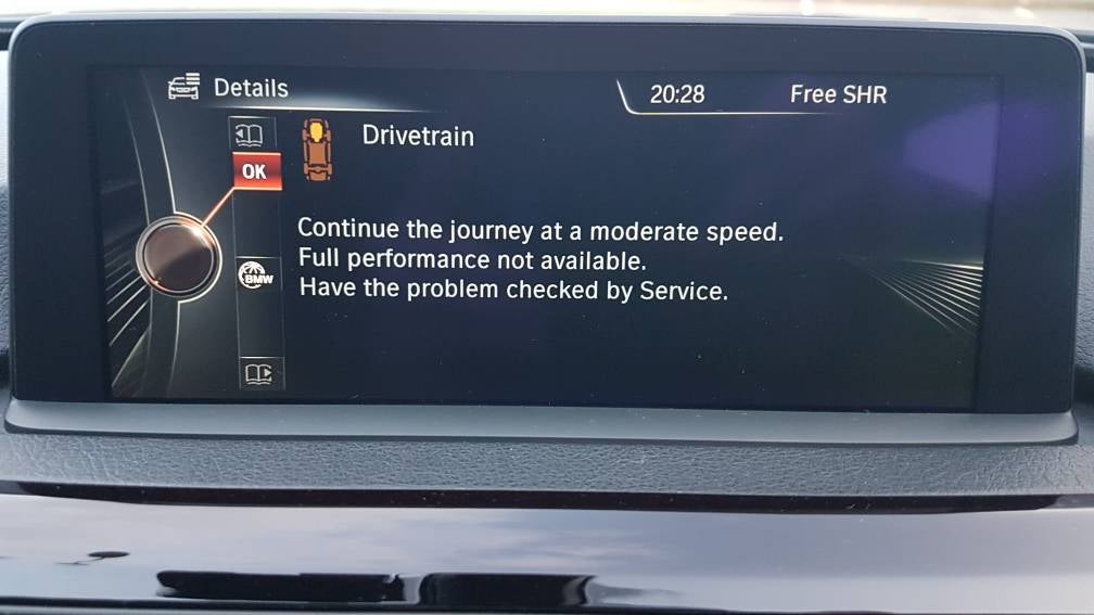 Drivetrain fault BMW Forums BimmerForums