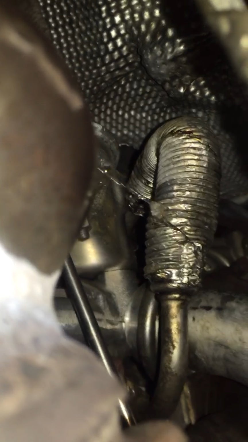 Rear turbo coolant line leak 2008 535xi BimmerFest BMW Forum