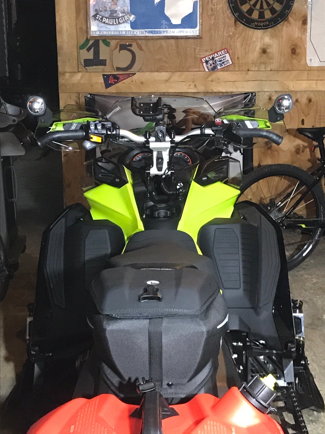 Pictures of the handguard mirrors SkiDoo Snowmobiles Forum