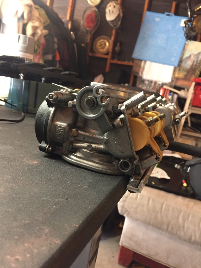 Float height for a 1995 zx6r ? Confusion picsss